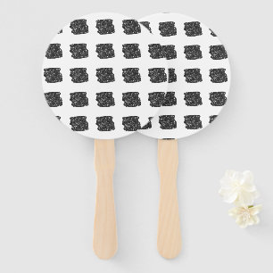 EINFACHE MINIMAL MODERNE MONOGRAM ELEGANT STIL CHI FÄCHER