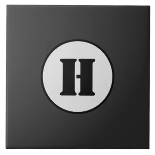 EINFACHE MINIMAL MODERNE MONOGRAM ELEGANT STIL CHI FLIESE