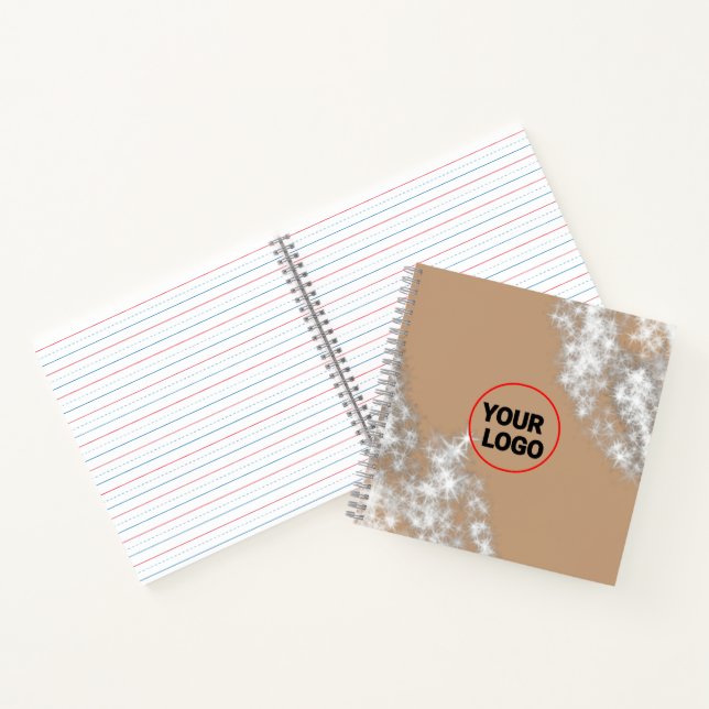 EINFACHE MINIMAL MODERNE MONOGRAM ELEGANT STIL CHI NOTIZBUCH (Innenseite)