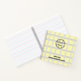 EINFACHE MINIMAL MODERNE MONOGRAM ELEGANT STIL CHI NOTIZBUCH