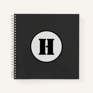 EINFACHE MINIMAL MODERNE MONOGRAM ELEGANT STIL CHI NOTIZBUCH