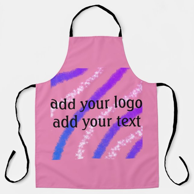 EINFACHE MINIMAL MODERNE MONOGRAM ELEGANT STIL CHI SCHÜRZE (Vorderseite)