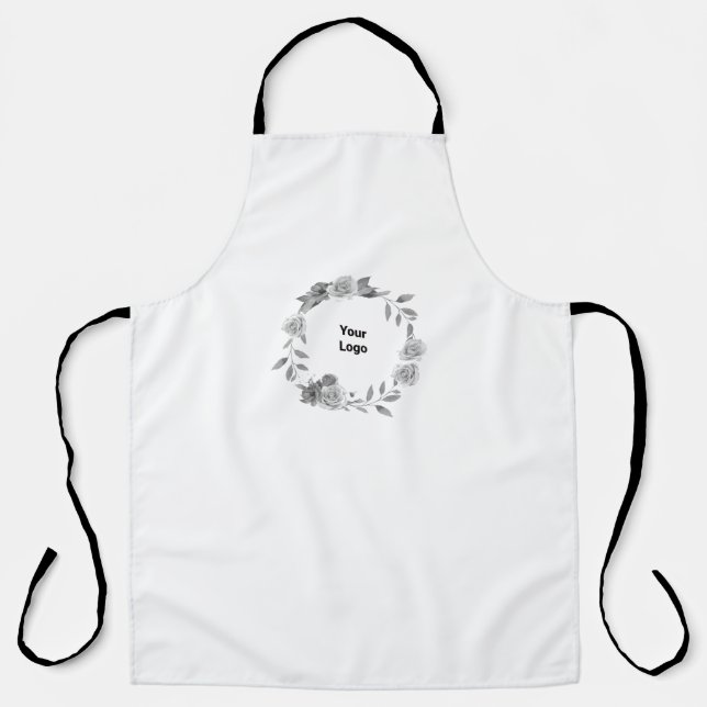 EINFACHE MINIMAL MODERNE MONOGRAM ELEGANT STIL CHI SCHÜRZE (Vorderseite)