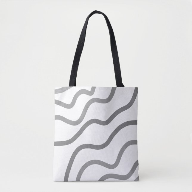 EINFACHE MINIMAL MODERNE MONOGRAM ELEGANT STIL CHI TASCHE (Vorderseite)