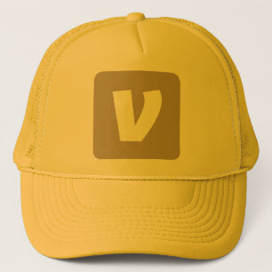 EINFACHE MINIMAL MODERNE MONOGRAM ELEGANT STIL CHI TRUCKERKAPPE
