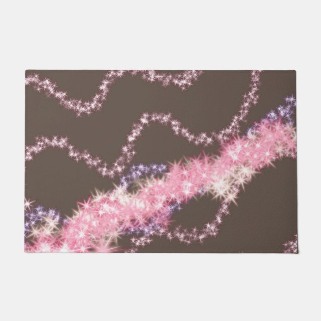 EINFACHE MINIMAL MODERNE MONOGRAM ELEGANTE STILTAS FUßMATTE (Vorderseite)