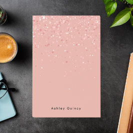 Einfache Minimal Rosa Elegant Monogram Post-it Klebezettel