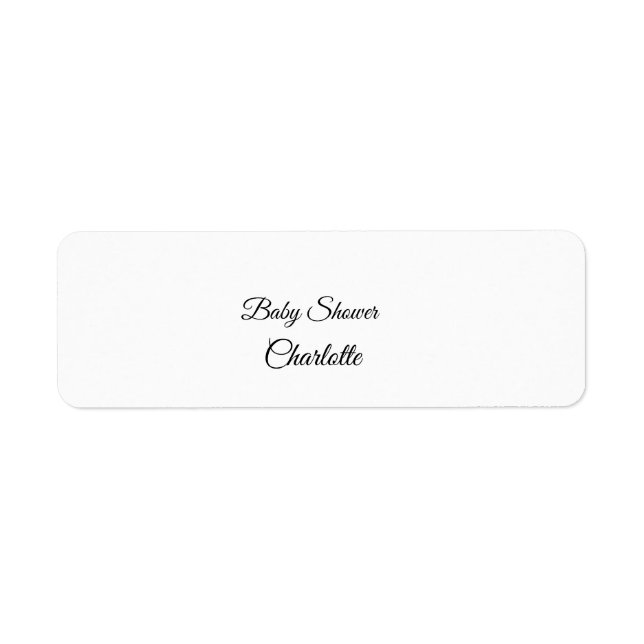 EINFACHE MINIMAL.SÜSSE HINZUFÜGEN NAME BABY Baby D (Vorne)