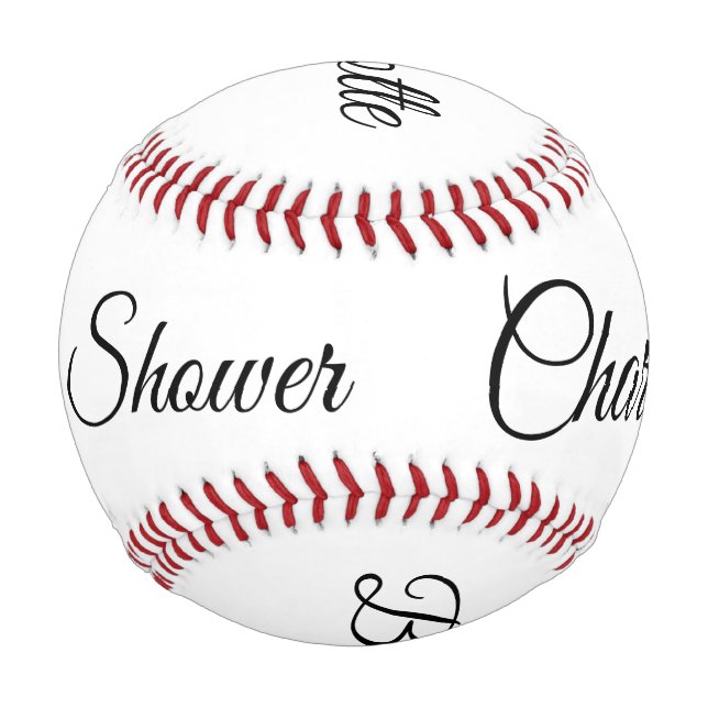 EINFACHE MINIMAL.SÜSSE HINZUFÜGEN NAME BABY Baby D Baseball (Vorderseite)
