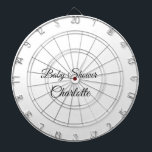 EINFACHE MINIMAL.SÜSSE HINZUFÜGEN NAME BABY Baby D Dartscheibe<br><div class="desc">Entwurf</div>