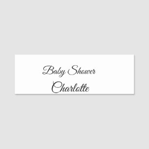 EINFACHE MINIMAL.SÜSSE HINZUFÜGEN NAME BABY Baby D Namensschild