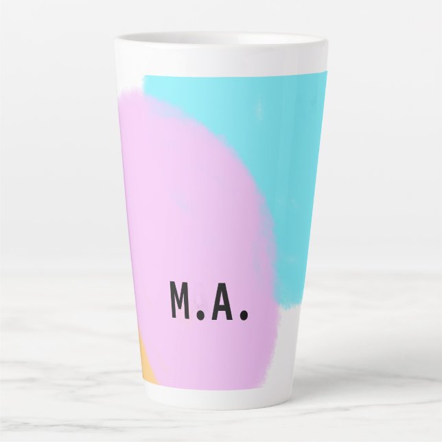 EINFACHE MINIMAL.SÜSSE HINZUFÜGEN NAME BABY-Buchst Milchtasse (Vorderseite)