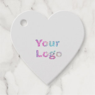 EINFACHE MINIMAL TEXT STYLE BUSINESS LOGO FOIL FAV GESCHENKANHÄNGER