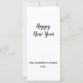 Einfache minimale Aufnahme des Textes im neuen Jah