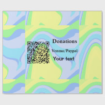 Einfache minimale Barcode Spenden venmo paypal