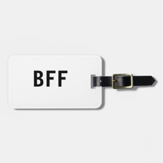 Einfache minimale BESTE FREUNDIN beste Freunde Fam Gepäckanhänger