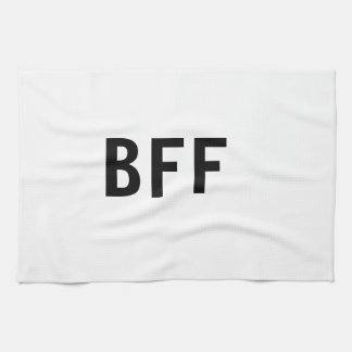 Einfache minimale BESTE FREUNDIN beste Freunde Fam Geschirrtuch
