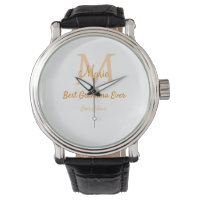einfache minimale Bestform Orangenmonogramm
