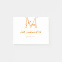 einfache minimale Bestform Orangenmonogramm