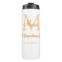 einfache minimale Bestform Orangenmonogramm