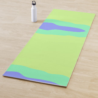 Einfache minimale farbenfrohe abstrakte Fügen Sie Yogamatte