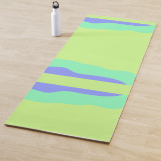 Einfache minimale farbenfrohe abstrakte Fügen Sie Yogamatte