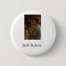 Einfache, minimale Farbkombination Foto-Text Button