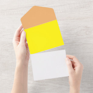 einfache minimale feste Farbe benutzerdefiniert All In One Einladung