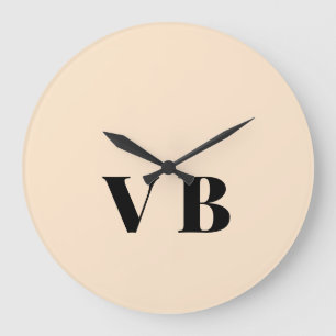 einfache minimale feste Farbe benutzerdefinierte P Große Wanduhr