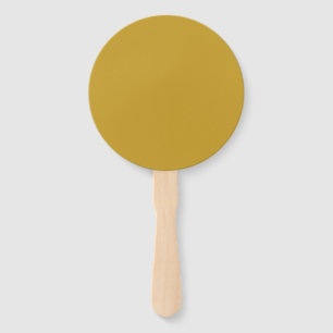 einfache minimale feste Farbe custom Senfgold Fächer