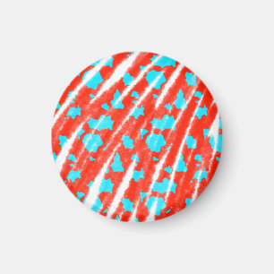 einfache minimale feste Farbe individuell personal Magnet