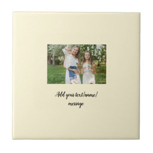 einfache minimale Fotoname Collage Text Fliese