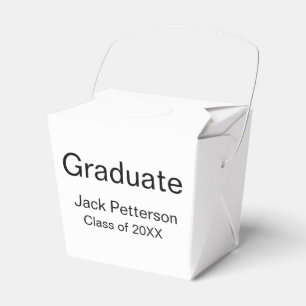 einfache minimale Graduierung fügen Namen moderne  Geschenkschachtel