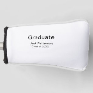 einfache minimale Graduierung fügen Namen moderne  Golf Headcover