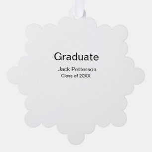 einfache minimale Graduierung fügen Namen moderne  Ornament Karte
