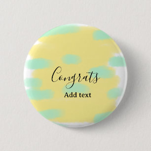 Einfache minimale Gratulation Abschlusskollektion  Button
