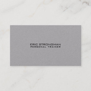 Einfache minimale graue Kraftpapier-Art Visitenkarte