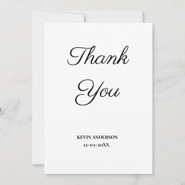 Einfache minimale Hinzufügen einer Textgeburtserkl (Vorderseite)