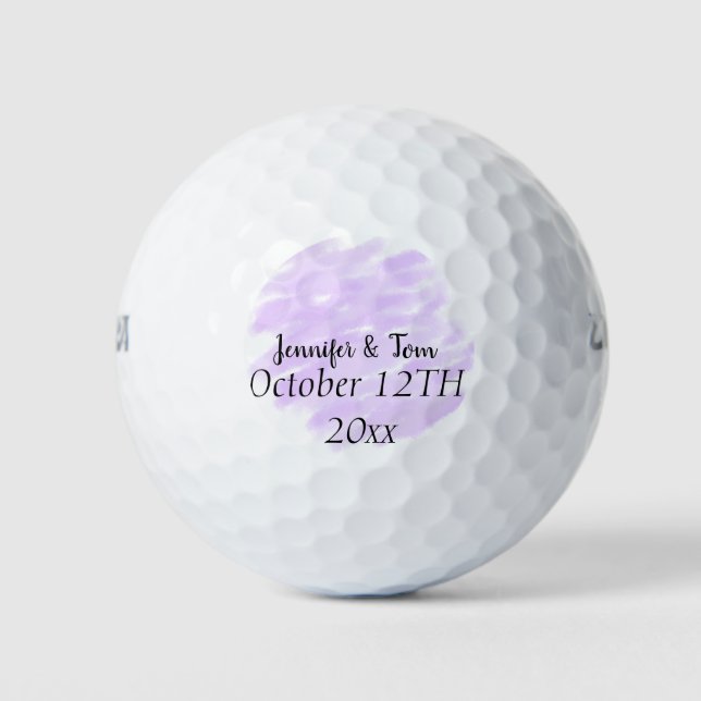einfache minimale hinzufügen Ihren Namen benutzerd Golfball (Vorderseite)