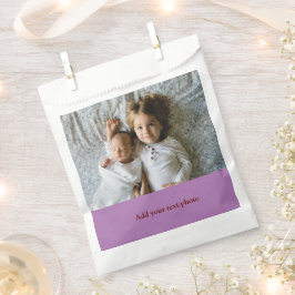 einfache minimale HINZUFÜGEN IHRER FOTO TEXT CHRIS Geschenktütchen