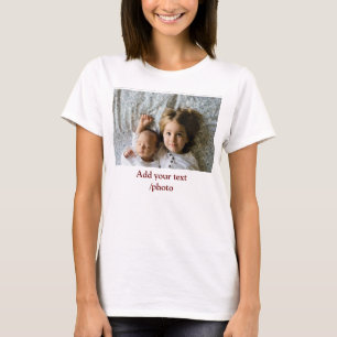 einfache minimale HINZUFÜGEN IHRER FOTO TEXT CHRIS T-Shirt