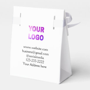 Einfache minimale Hinzufügen Ihres Logos/Designs h Geschenkschachtel