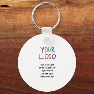 Einfache minimale Hinzufügen Ihres Logos/Designs h Schlüsselanhänger