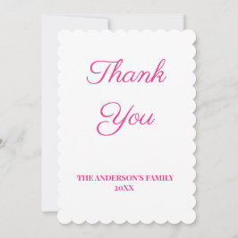 einfache minimale Hinzufügen Ihres Textes Dankesch Dankeskarte