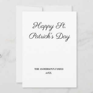 Einfache minimale Hinzufügen Ihres Textes st. patr