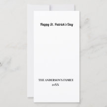 Einfache minimale Hinzufügen Ihres Textes st. patr