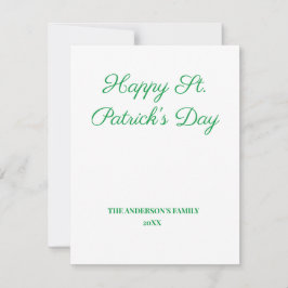 Einfache minimale Hinzufügen Ihres Textes st. patr