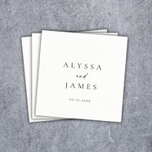 Einfache minimale Hochzeit