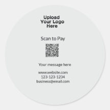 Einfache minimale Prüfung zum Bezahlen des Add QR 
