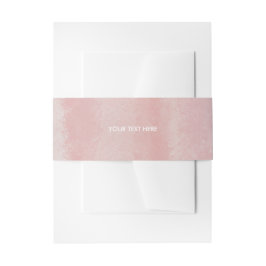 Einfache minimale Rosa Wasserfarbe Einladungsbanderole